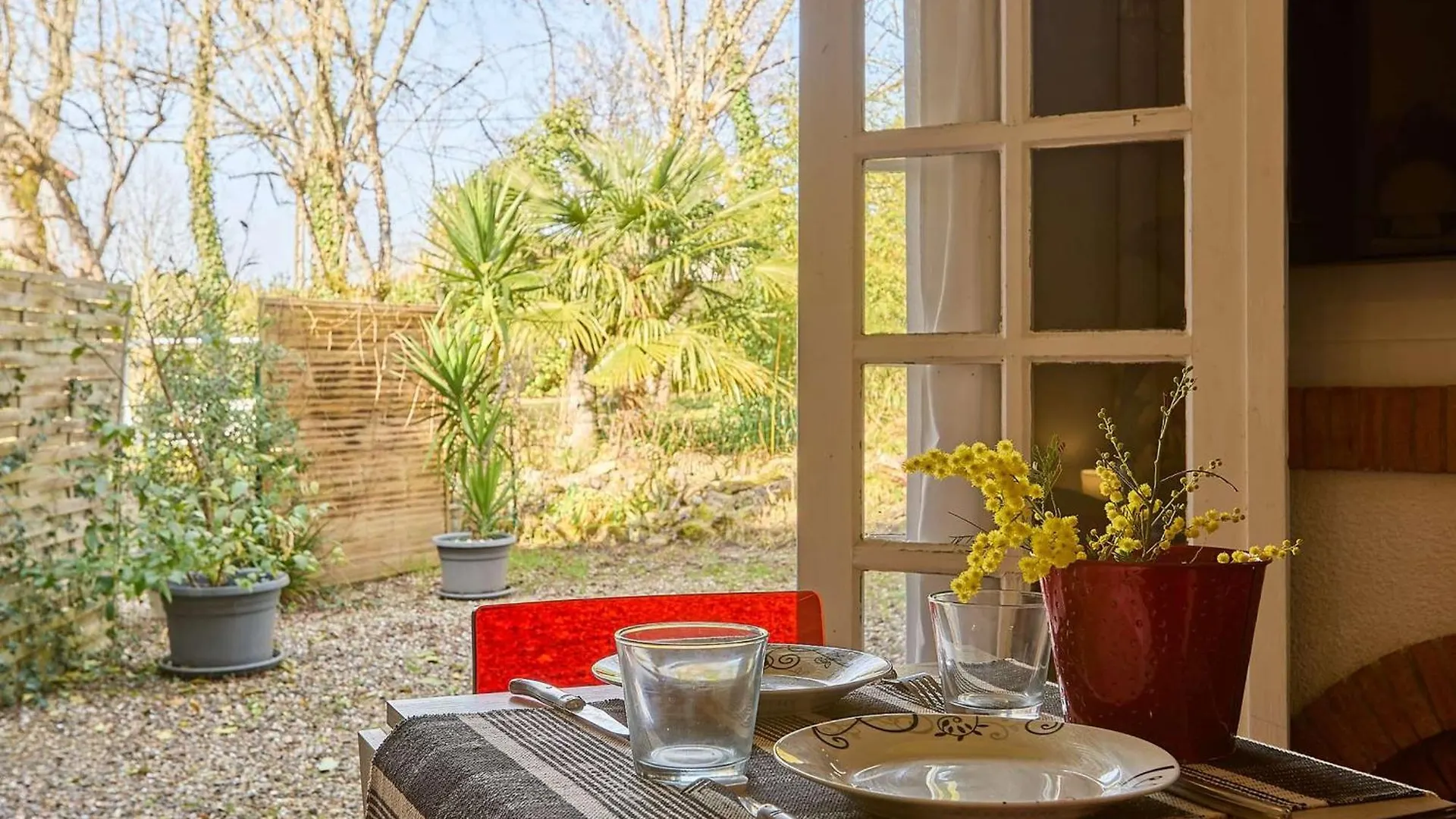 شقة Studio Climatise Avec Jardin Et Parking A Barbotan - Fr-1-841-11